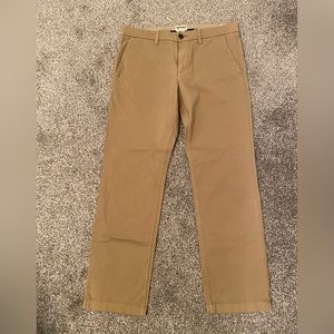 Timberland men’s chinos, dark tan sz33w